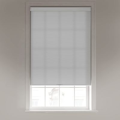 Light Filtering Cellular Shade for Window Cordless Honeycomb Blinds HOTSOON UV Protection Insulation Easy Install for Bedroom forfice Living Room.Grey.53 W x 48" H