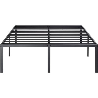 Fast Furnishings Queen 18-inch Metal Platform Bed Frame with Under-Bed Storage Space