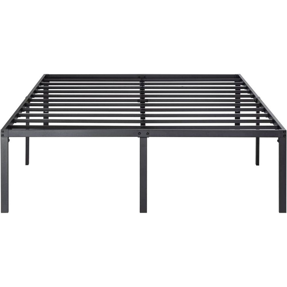 Fast Furnishings Queen 18-inch Metal Platform Bed Frame with Under-Bed Storage Space