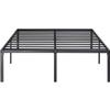 Fast Furnishings Queen 18-inch Metal Platform Bed Frame with Under-Bed Storage Space view 1