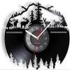 12In Wall Clock Silent Non-Ticking Wild Animals Wall Clock Made of Vinyl Album Re-purposed Record Wildllife Natural Scenery Modern Wall Watch Artwork view 1