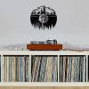 12In Wall Clock Silent Non-Ticking Wild Animals Wall Clock Made of Vinyl Album Re-purposed Record Wildllife Natural Scenery Modern Wall Watch Artwork view 4