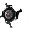 12 Inch Wall Clock Long Haired Dachshund Wall Art Dachshund Wiener Dog Vinyl Record Wall Clock Puppy Pet Animal Lovers Gift Doggy Home Decor view 2