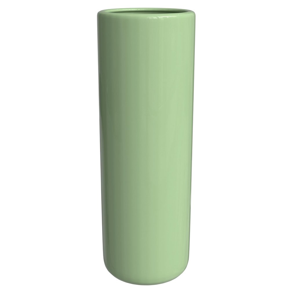 Red Lantern 24" Porcelain Umbrella Stand Celadon