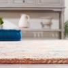 SAFAVIEH Blossom Collection Accent Rug - 4' x 6', Rust & Blue, Handmade French Country Floral Wool, Ideal for High Traffic Areas in Entryway, Living Room, Bedroom (BLM466P) view 4