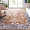 SAFAVIEH Area Rug 8x10 - Heirloom Collection - Large - Rust & Blue, Traditional Oriental Design, Non-Shedding & Easy Cleaning, Ideal for Living Room, Bedroom, Office, Dining Space (HRL726P) view 2