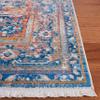 SAFAVIEH Persian Collection Accent Rug - 3' x 5', Blue & Multi, Oriental Distressed Fringe Design, Non-Shedding & Easy Care, Ideal for High Traffic Areas in Entryway, Living Room, Bedroom (VTPB438B) view 3