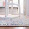 SAFAVIEH Persian Collection Accent Rug - 3' x 5', Blue & Multi, Oriental Distressed Fringe Design, Non-Shedding & Easy Care, Ideal for High Traffic Areas in Entryway, Living Room, Bedroom (VTPB438B) view 4