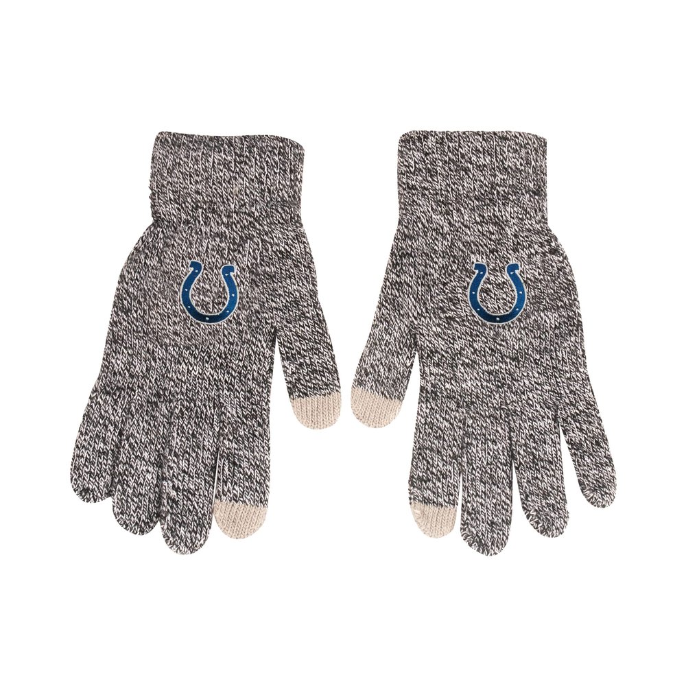 FOCO NFL 2022 GREY KNIT GLOVES (Indianapolis Colts)