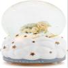 DEMDACO Lay Me Down to Sleep White and Grey 5.5 Inch Illuminated Musical Water Globe Plays Jesus Loves Me view 2