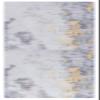 SAFAVIEH Washable Rug Tacoma Collection - 2'6" x 8' Runner, Grey & Gold, Slip Resistant & Easy to Clean, Ideal for Hallway, Foyer, Entryway, Bedroom (TAC803F) view 1