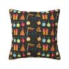 Happy Purim Day Jewish Carnival Throw Pillow Covers Double Side Design Cushion Pillowcase Decor Home Couch Sofa Car Bed 18"X18" view 1