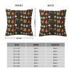 Happy Purim Day Jewish Carnival Throw Pillow Covers Double Side Design Cushion Pillowcase Decor Home Couch Sofa Car Bed 18"X18" view 3