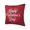 Happy Valentine's Day 2023 Throw Pillow Covers Double Side Design Cushion Pillowcase Decor Home Couch Sofa Car Bed 18"X18" view 2