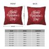Happy Valentine's Day 2023 Throw Pillow Covers Double Side Design Cushion Pillowcase Decor Home Couch Sofa Car Bed 18"X18" view 3