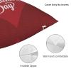 Happy Valentine's Day 2023 Throw Pillow Covers Double Side Design Cushion Pillowcase Decor Home Couch Sofa Car Bed 18"X18" view 4