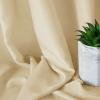 KnBoB Privacy Semi Sheer Curtains 108 Extra Long, Rod Pocket Velvet Curtains Sheer Yellow Solid Color Boho Curtains Kitchen Window 52x108 Inch view 2