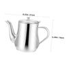 Hemoton Reusable Oil Container with Strainer Grease Pot for Kitchen Capacity Comfortable Handle Easy Clean for Bacon Grease and Cooking Oil Storage view 2