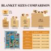 Deep Sea Turtle Blanket, Soft Flannel Throws Cozy Lightweight Blankets for Couch Bed Sofa, Practical Gift Unisex Small 50"40" for Kid/Child view 3