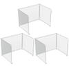 Plastic Desk Divider Transparent Sneeze Guard for Office and Classroom, 18.11 X 12.20 X 0.78 Inch, Portable Privacy Shield for Students and Employees view 1