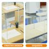 Plastic Desk Divider Transparent Sneeze Guard for Office and Classroom, 18.11 X 12.20 X 0.78 Inch, Portable Privacy Shield for Students and Employees view 2