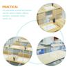 Plastic Desk Divider Transparent Sneeze Guard for Office and Classroom, 18.11 X 12.20 X 0.78 Inch, Portable Privacy Shield for Students and Employees view 3