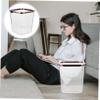 ULTECHNOVO Garbage Can Trash Can for Bathroom Bedroom Desk Outdoor Collapsible Camping Pet Material Beauty Charm view 3