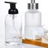 Soap Dispenser Pump Bottle for Liquid Soap Shampoo and Lotion Transparent Refillable Container for Bathroom Shower and Kitchen for Easy Use and Convenient Refilling view 2