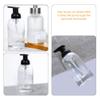Soap Dispenser Pump Bottle for Liquid Soap Shampoo and Lotion Transparent Refillable Container for Bathroom Shower and Kitchen for Easy Use and Convenient Refilling view 3