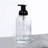 Soap Dispenser Pump Bottle for Liquid Soap Shampoo and Lotion Transparent Refillable Container for Bathroom Shower and Kitchen for Easy Use and Convenient Refilling view 4