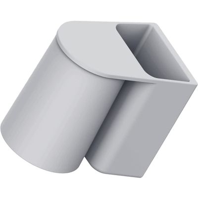 Wall-Mounted Magnetic Toiletries Organizer Toothbrush Cup Toothpaste -Saving Bathroom Storage Simple Design Material Easy Installation
