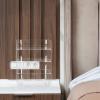 LIFKOME Makeup Shelf Organizer Desk Storage for Makeup Sponge Holder Skincare Organizers view 3