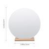 Yardwe Acrylic Irregular Desktop Cosmetic Mirror Aesthetic Makeup Mirror Stand for Bedroom Dorm and Vanity Decor for Women Birthdays and Holidays view 2