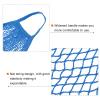 MECCANIXITY Cotton Mesh Bag, 15x13.8 Reusable Washable Mesh Net String Grocery Bags Organizer for Fruits Vegetables Shopping Blue view 4