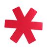 5pcs Pot Pan Protectors Bright Red Non-Woven Divider Pads for Cookware Prevent Scratching and Damage for and Storing Kitchen Essentials view 1