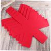 5pcs Pot Pan Protectors Bright Red Non-Woven Divider Pads for Cookware Prevent Scratching and Damage for and Storing Kitchen Essentials view 4