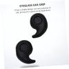 Hohopeti 20pairs Silicone Eyeglass Ear Grips - Retainers for Glasses and Sunglasses Comfortable Ear Hooks for during Sports and Daily Activities Black White view 4