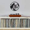 12 Inch Round Wall Clock Kitesurfing Sports Wall Clock Made of Re-purposed Vinyl Album Ocean Sport Surfing Beach Laser Etched LP Wall Watch Surfers' Gift view 4