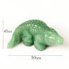 HXSCOO 2in Crocodile Statue Natural Stones Rose Quartz Healing Crystals Carved Animal Figurines Room Decor Gem Craft Trinket (Color : Rose Quartz) view 4