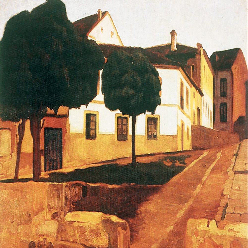 24x36 gallery poster, Street in Avila (Avila Landscape), 1908 by Diego Rivera