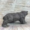 EUROPEAN BRONZE Nice European Signed Bronze Wealth Crawl Animals Ferocious Bear Statue Figure Statue Gift Art view 3