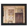 Antique Game Boards Black Framed Print Wall Art view 1