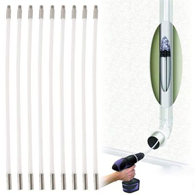 chimney sweep kit Chimney Cleaning Brush, Dryer Vent Cleaner, Dry Duct Sweep Tool,Lint Remover Nylon Head 6/9/12/15/18 Flexible Rod, Chimney Sweep Kit For Fireplace/Dryer Vent/sewage Pipe/Fume Hood (