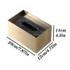 Tissue Dispenser Box Simple Light Luxury Tissue Box Modern Household Stainless Steel Tissue Box Creative Design Tissue Box Holder Facial Tissue Dispenser Box view 2