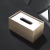 Tissue Dispenser Box Simple Light Luxury Tissue Box Modern Household Stainless Steel Tissue Box Creative Design Tissue Box Holder Facial Tissue Dispenser Box view 4