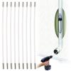chimney sweep kit Chimney Cleaning Brush, Dryer Vent Cleaner, Dry Duct Sweep Tool,Lint Remover Nylon Head 6/9/12/15/18 Flexible Rod, Chimney Sweep Kit For Fireplace/Dryer Vent/sewage Pipe/Fume Hood ( view 1