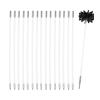 chimney sweep kit Chimney Cleaning Brush Duct Vent Sweep Set Kit With 6/9/12/15/18 Flexible Rods 1 Brush Heads 1 Drill Connector Chimney Sweep Kit For Fireplace, Sewage Pipe, Fume Hood ( Color : 18 Ro view 1