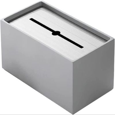 Tissue Dispenser Box Large Stainless Steel Tissue Box High-end Light Luxury Creative Desktop Paper Box Desktop Napkin Box Home Facial Tissue Dispenser Box
