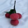 3 Bunches Artificial Lychees Fake Fruit for Display, Home Decor, Kitchen Decor, Shop Decor view 3