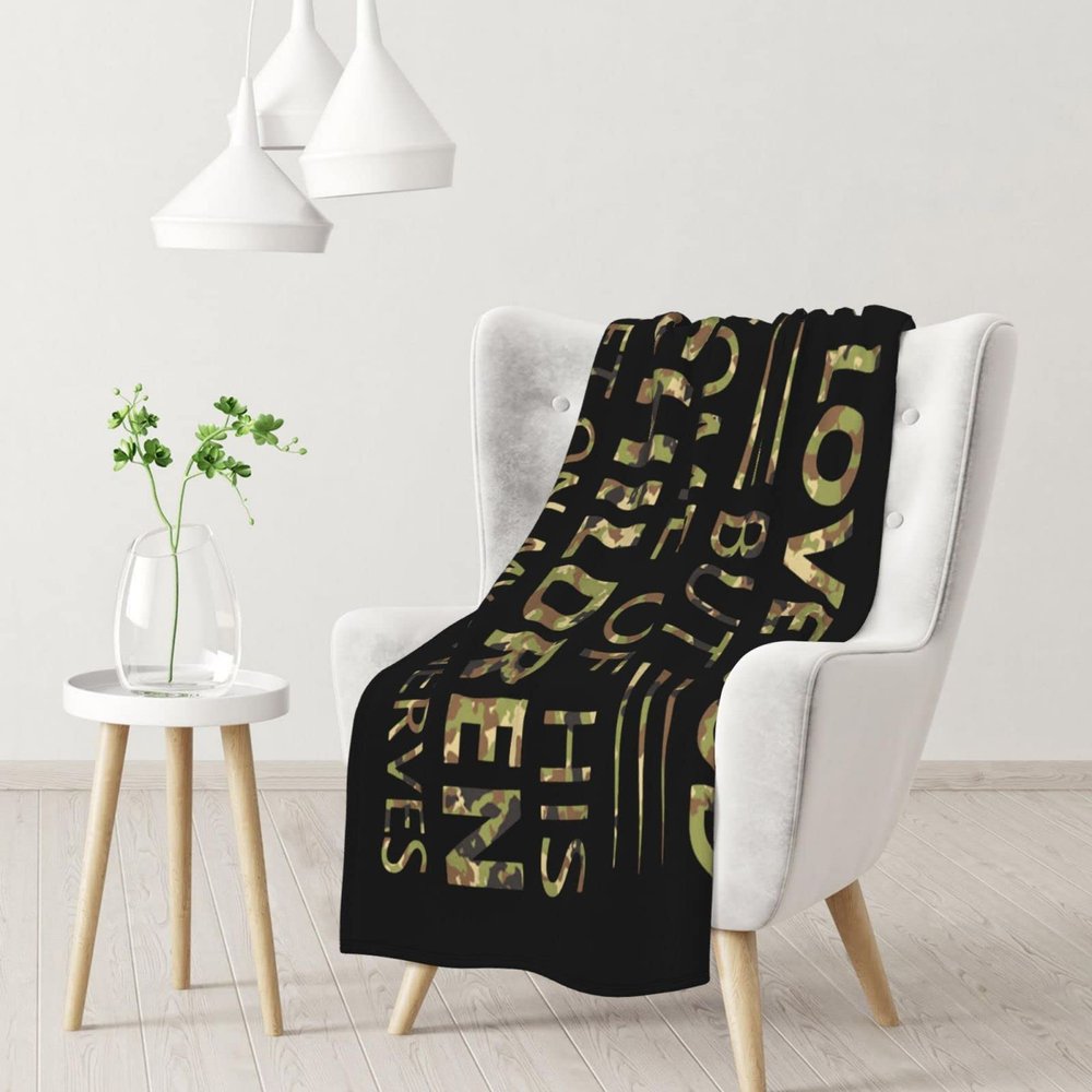 I Love God But Some of His Children Get On My Nerves Extremely Comfortable and Light Warm Blanket for All Seasons Gift 3040 in